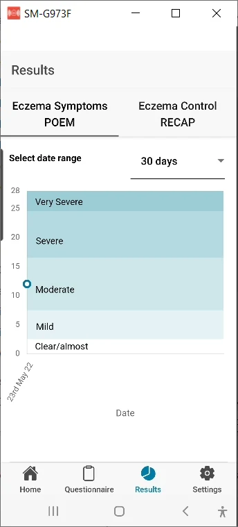 My Eczema Tracker screenshot